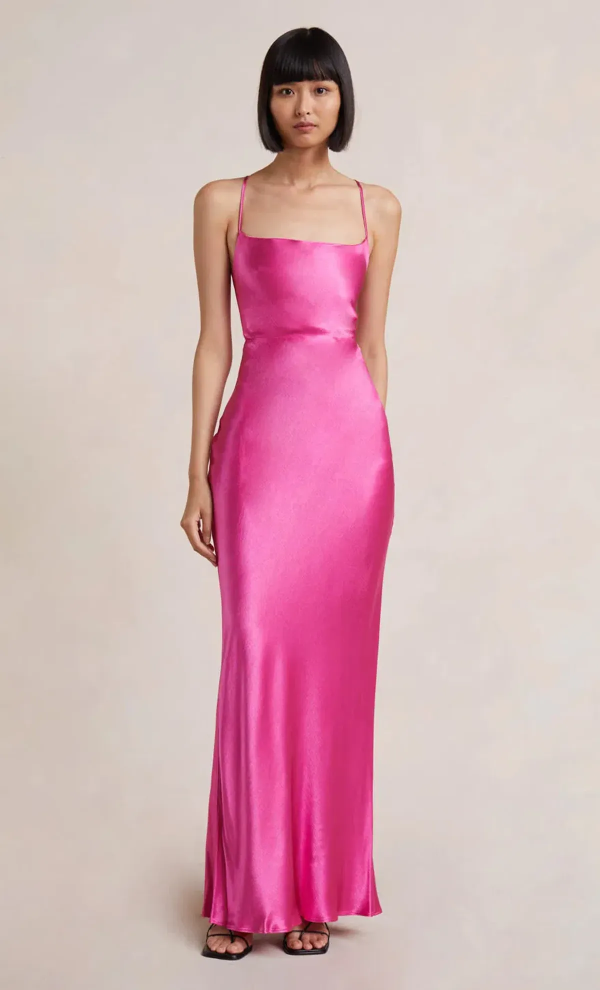 Bec & Bridge Loren Maxi Dress Deep Pink Size 6 - Image 4