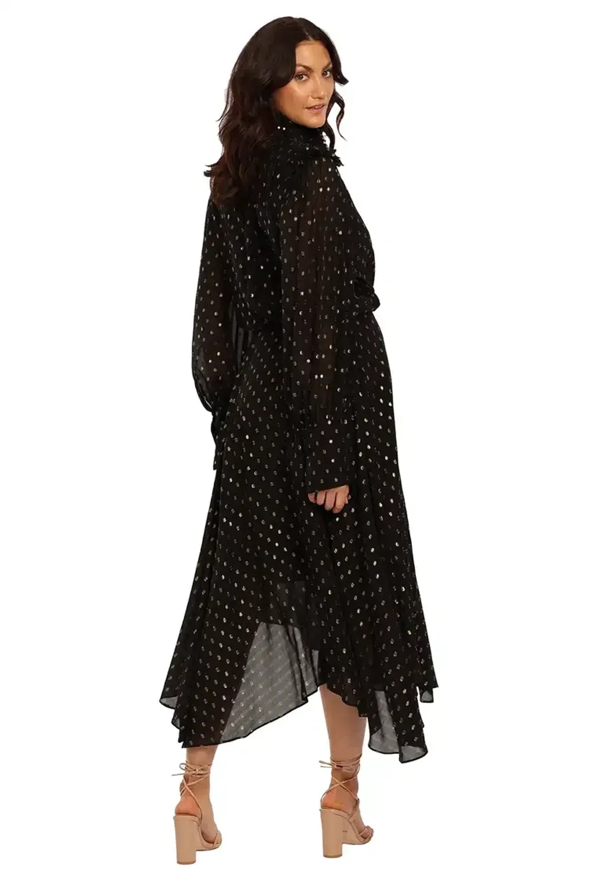 Camilla and Marc Jasmeen Dress Black and Gold Size 6 - Image 3