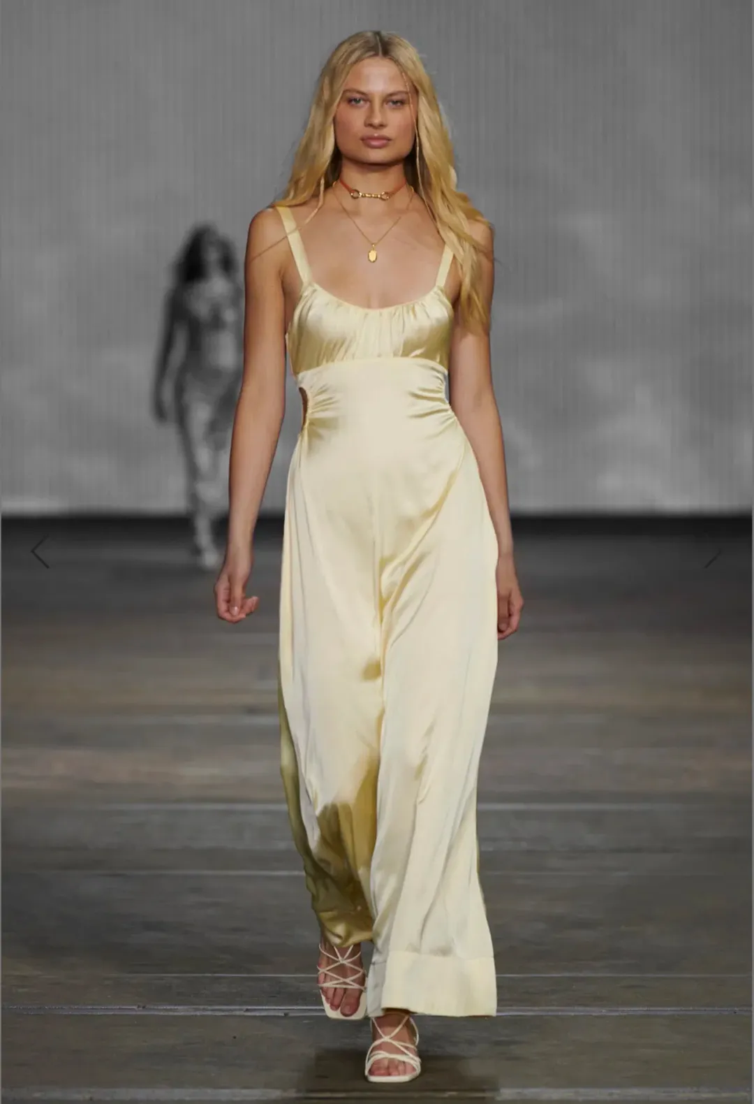 Hansen and Gretel Carlos Dress Lemon Size small for rent on The Volte - main image