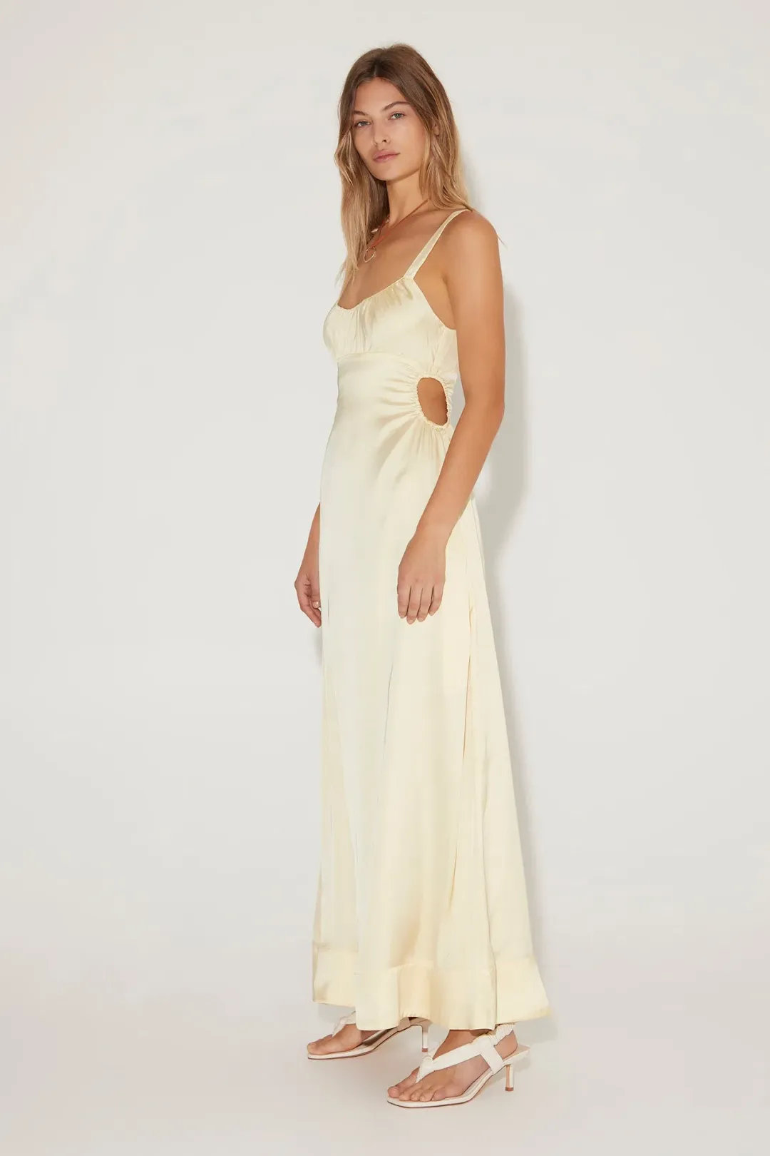 Hansen and Gretel Carlos Dress Lemon Size small for rent on The Volte - main image