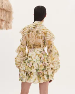 Alemais Eden Blouse and Mini Skirt Set Floral Size 12 for rent on The Volte - image 3