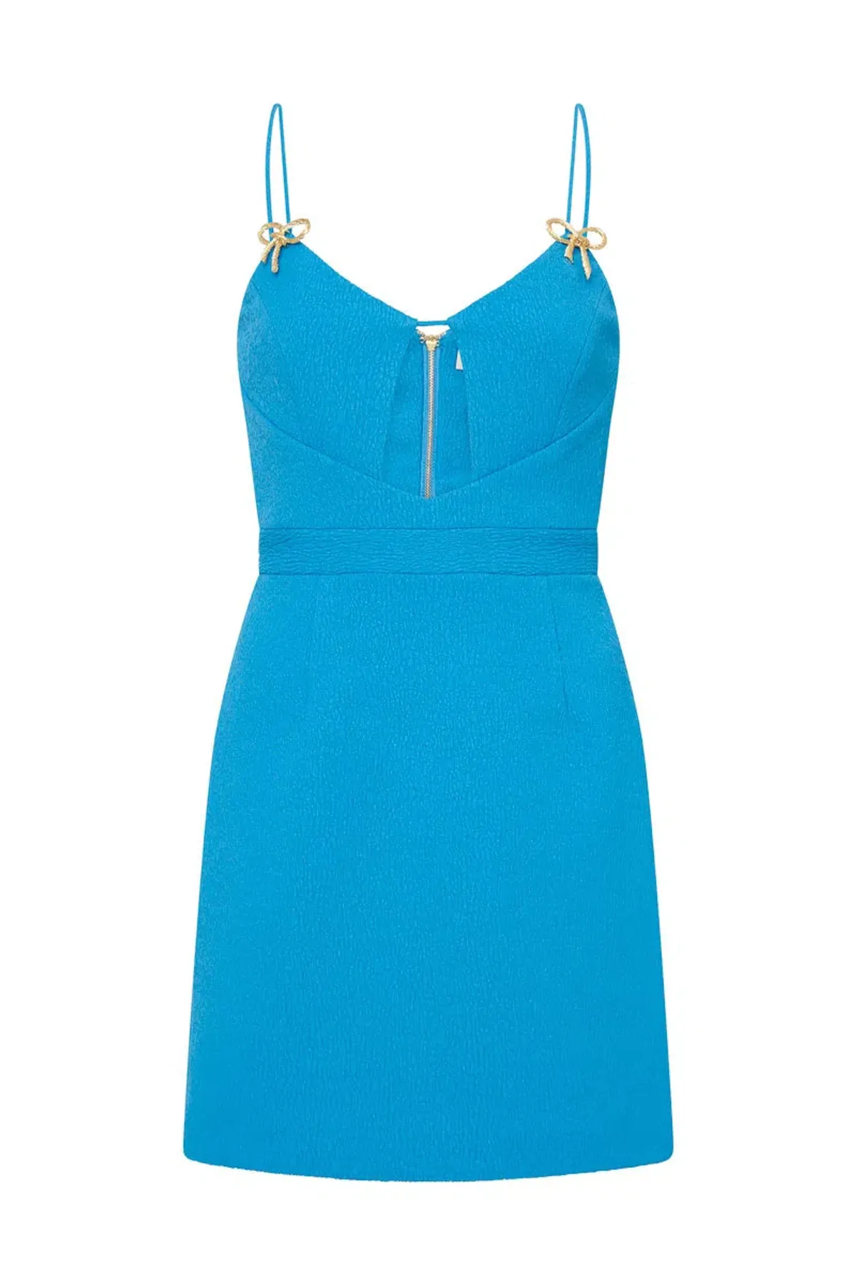 Rebecca Vallance Hermosa Mini Dress Blue Size 8 - Image 3