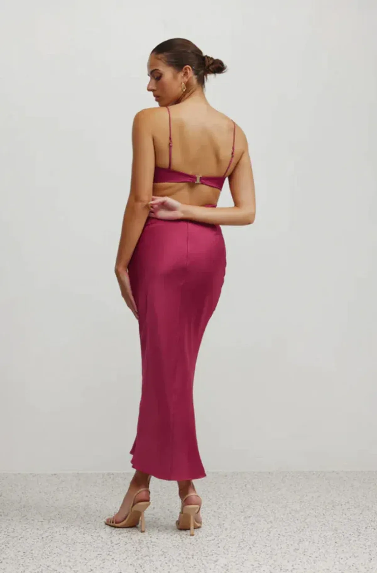 Lexi Karma Dress Crimson Size 8 - Image 3