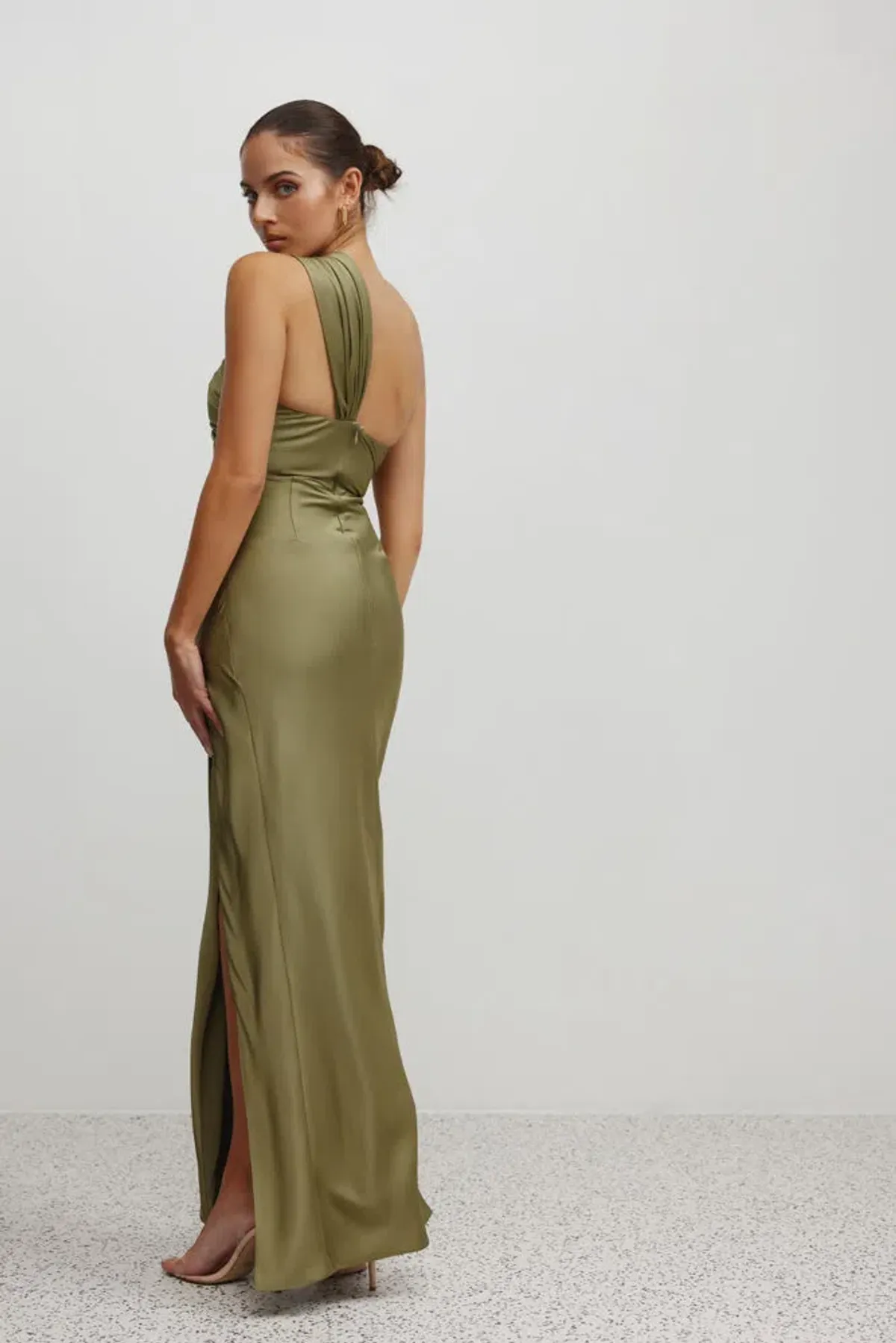 Lexi Josefina Dress Moss Size 10 - Image 2