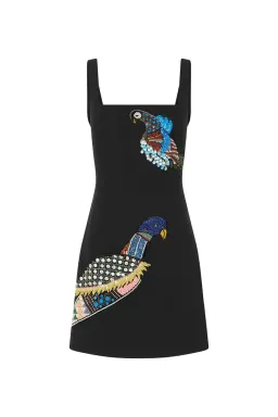 Alemais Rowena Beaded Mini Dress Black Size 10 for rent on The Volte - image 4