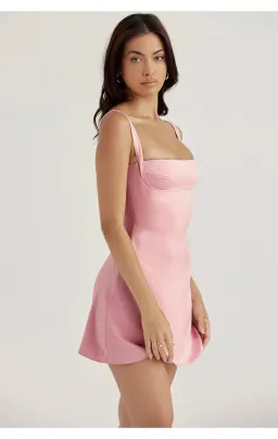House of CB Kara Mini Dress Pink Size S/AU 8 for rent on The Volte - image 6