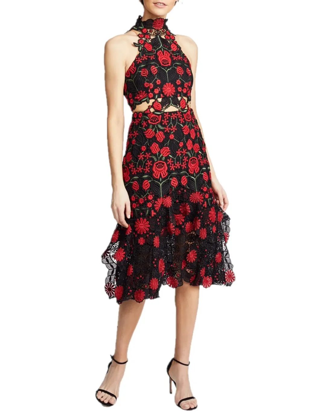 Thurley English Rose Midi Dress Floral Size 8 for rent on The Volte - main image