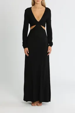Camilla and Marc Alvar Knit Dress Black Size AU 10 for rent on The Volte - image 1