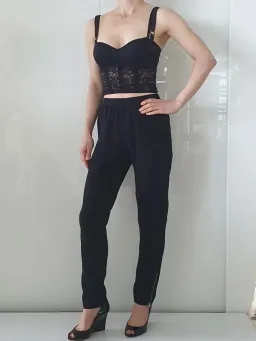 Dolce and Gabbana Lace Corset Bustier Black Size 6 for rent on The Volte - image 3