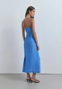 Viktoria & Woods Cornucopia Midi Dress Blue Size 14 for rent on The Volte - image 3