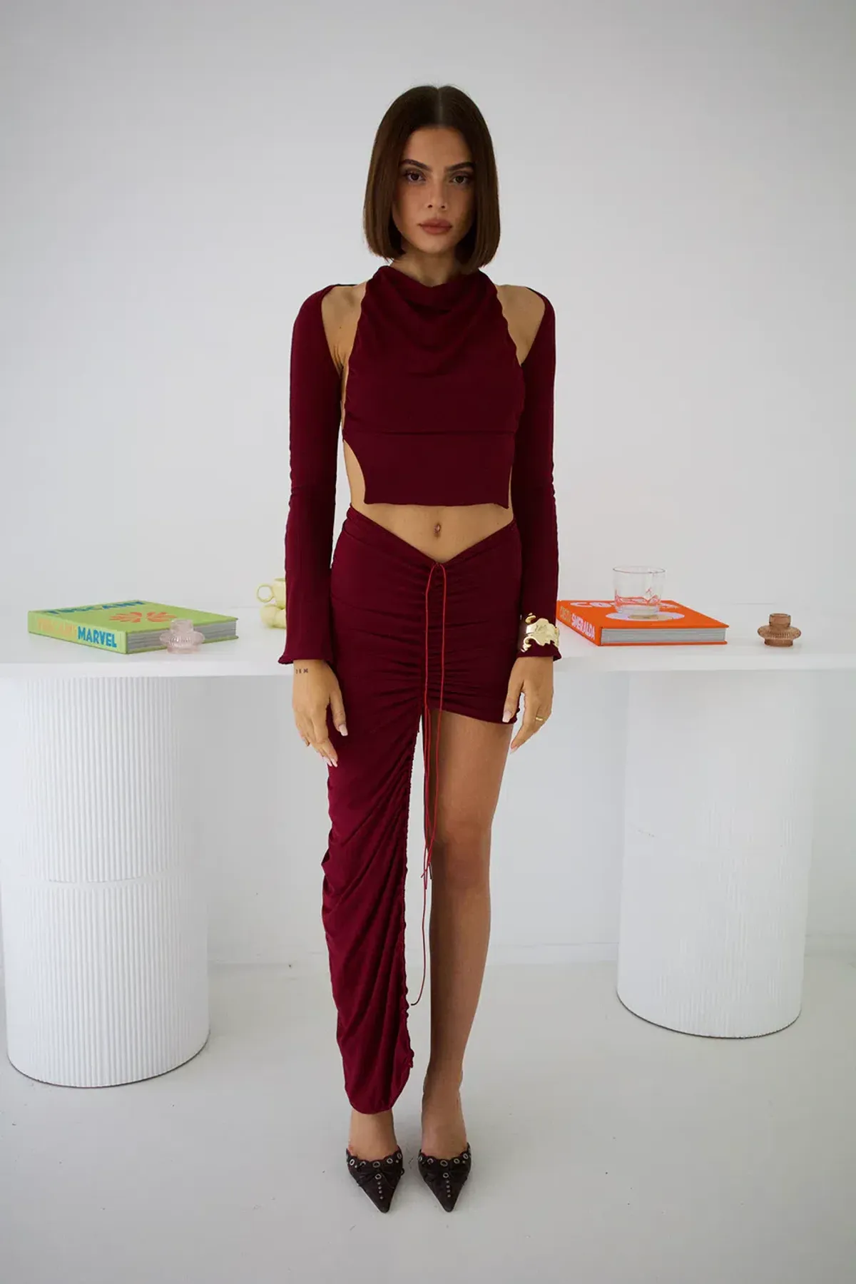 Deconduarte Greco Top Red Size 6 - Image 3