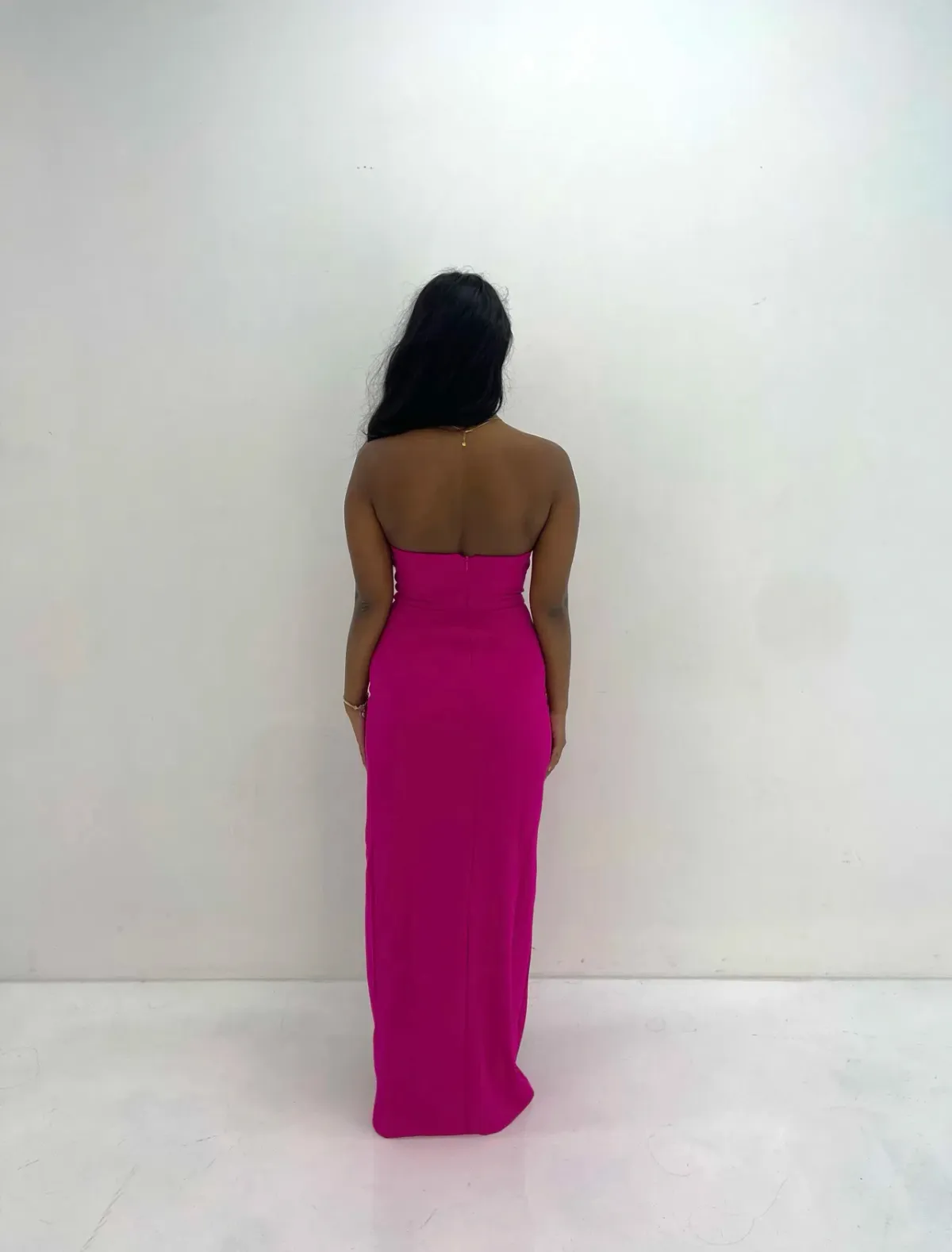 Meshki Rachel Midi Dress Pink Size S/Au 8 - Image 2
