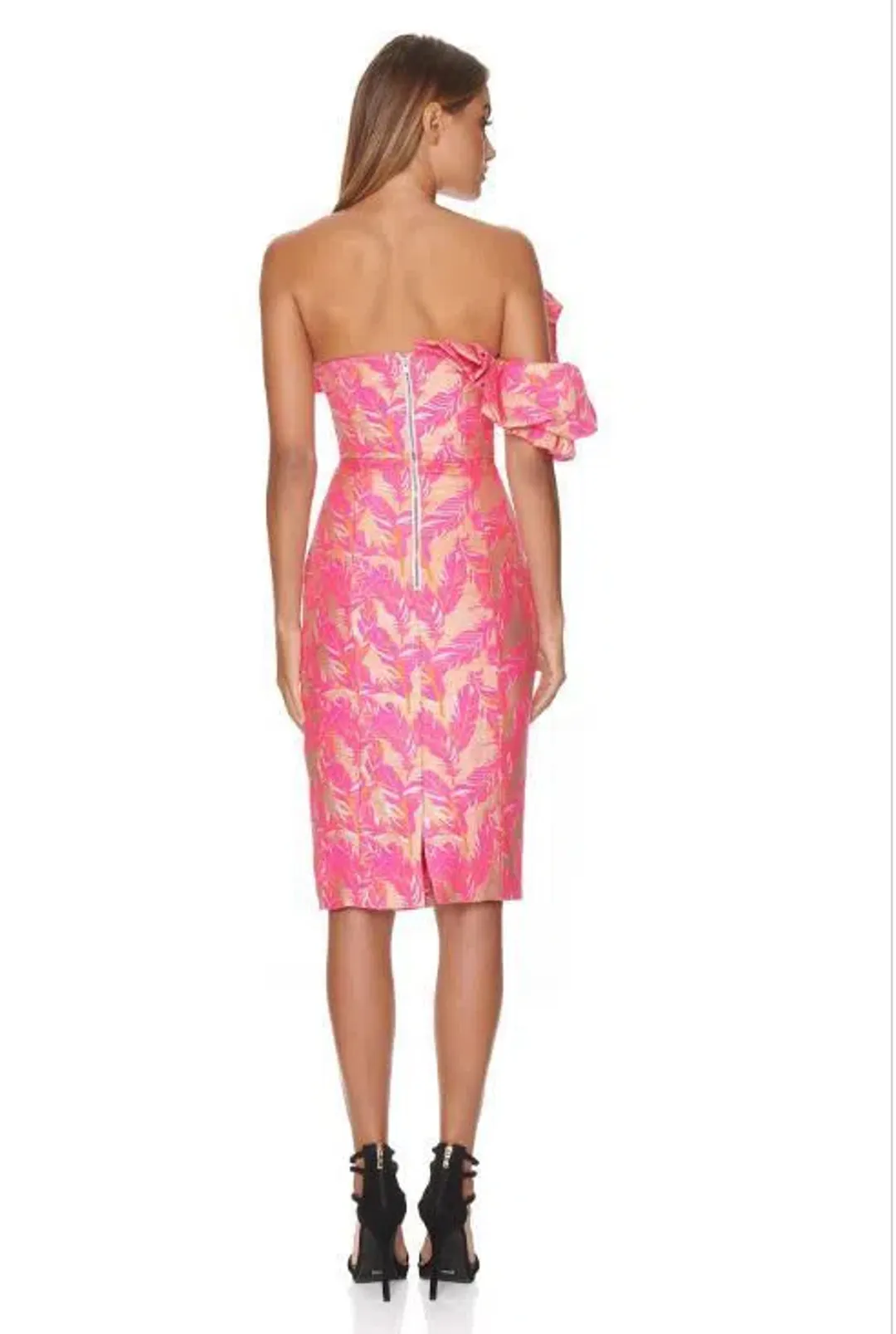Eliya The Label Elena Dress Print Size 8 for rent on The Volte - main image