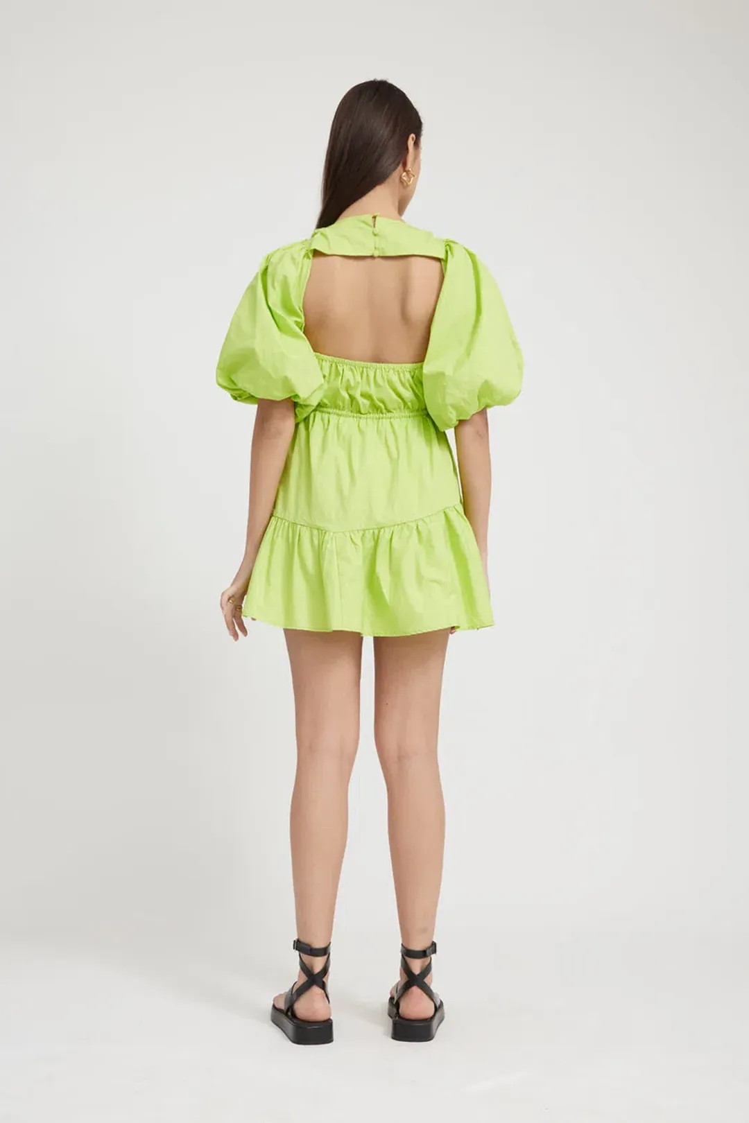 Tojha Alita Dress Green Size 10 for rent on The Volte - main image