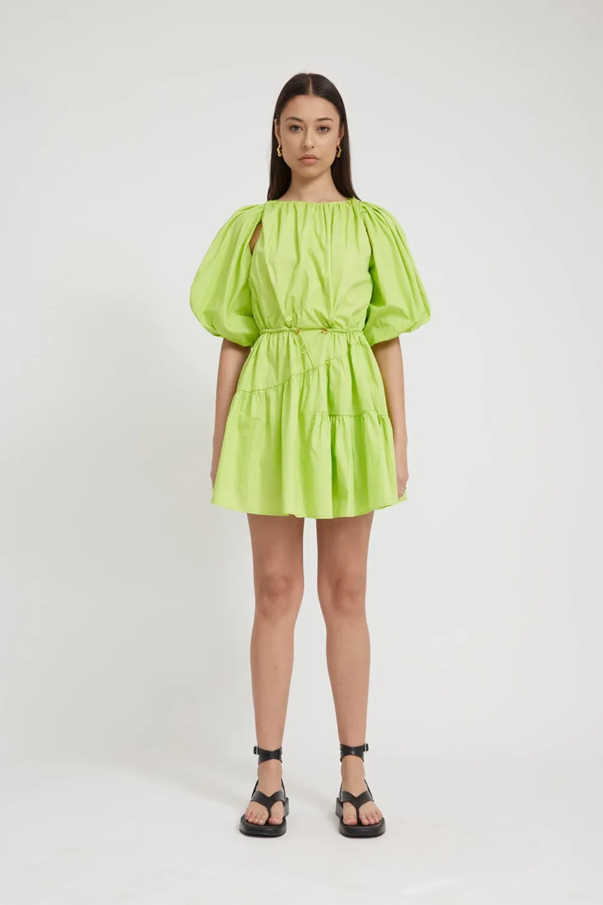 Tojha Alita Dress Green Size 10 for rent on The Volte - main image