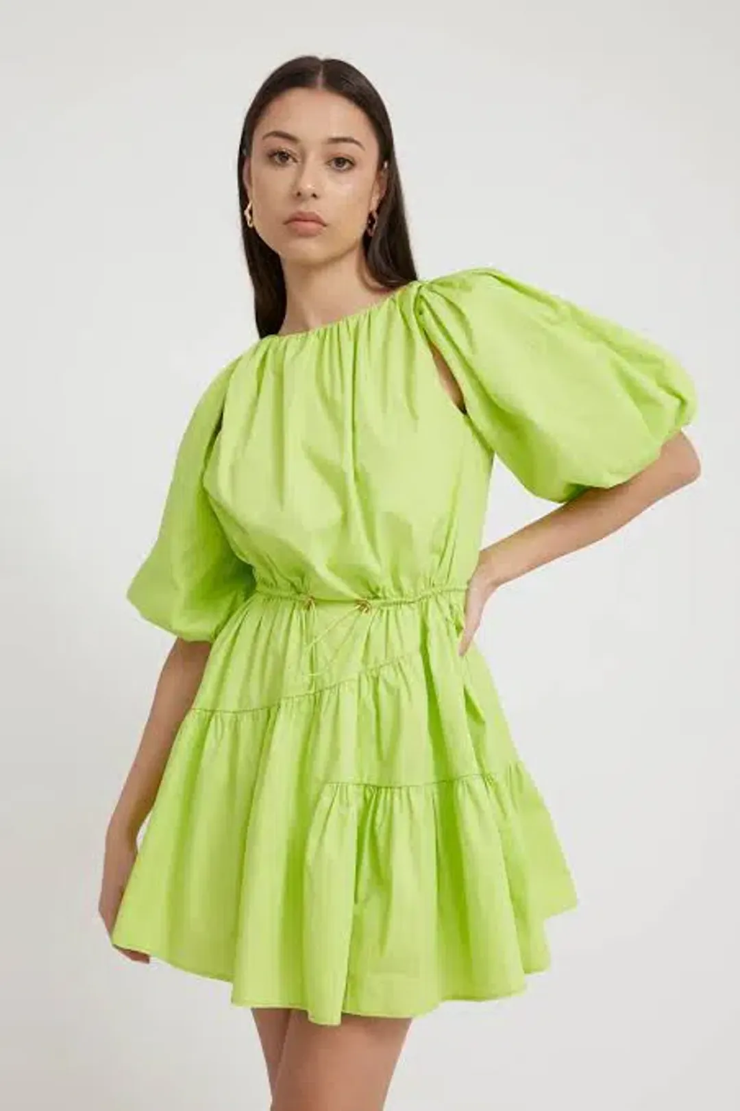 Tojha Alita Dress Green Size 10 for rent on The Volte - main image