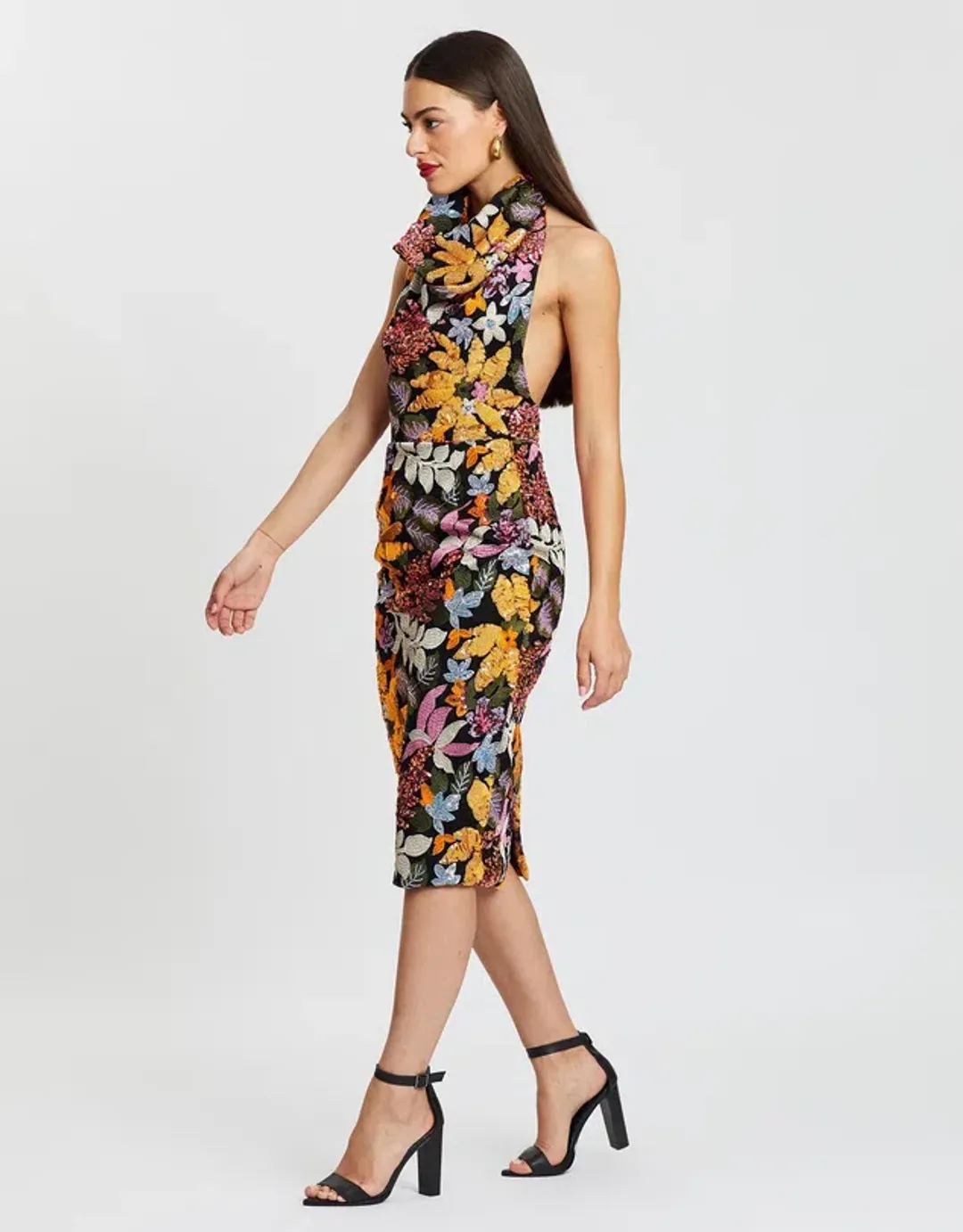 Eliya the Label Malika Dress Sequin Multi Size 8 for rent on The Volte - main image