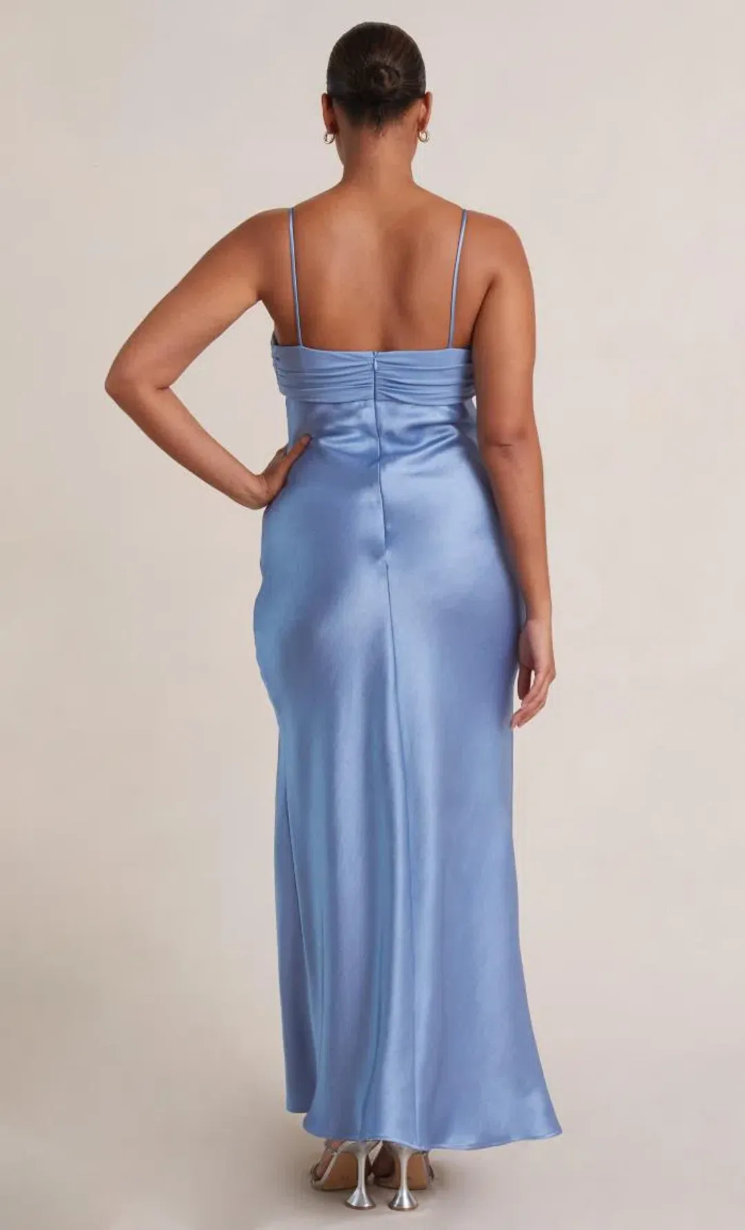 Bec & Bridge Julieta Maxi Dress in Dusk Blue Size 8 for rent on The Volte - main image