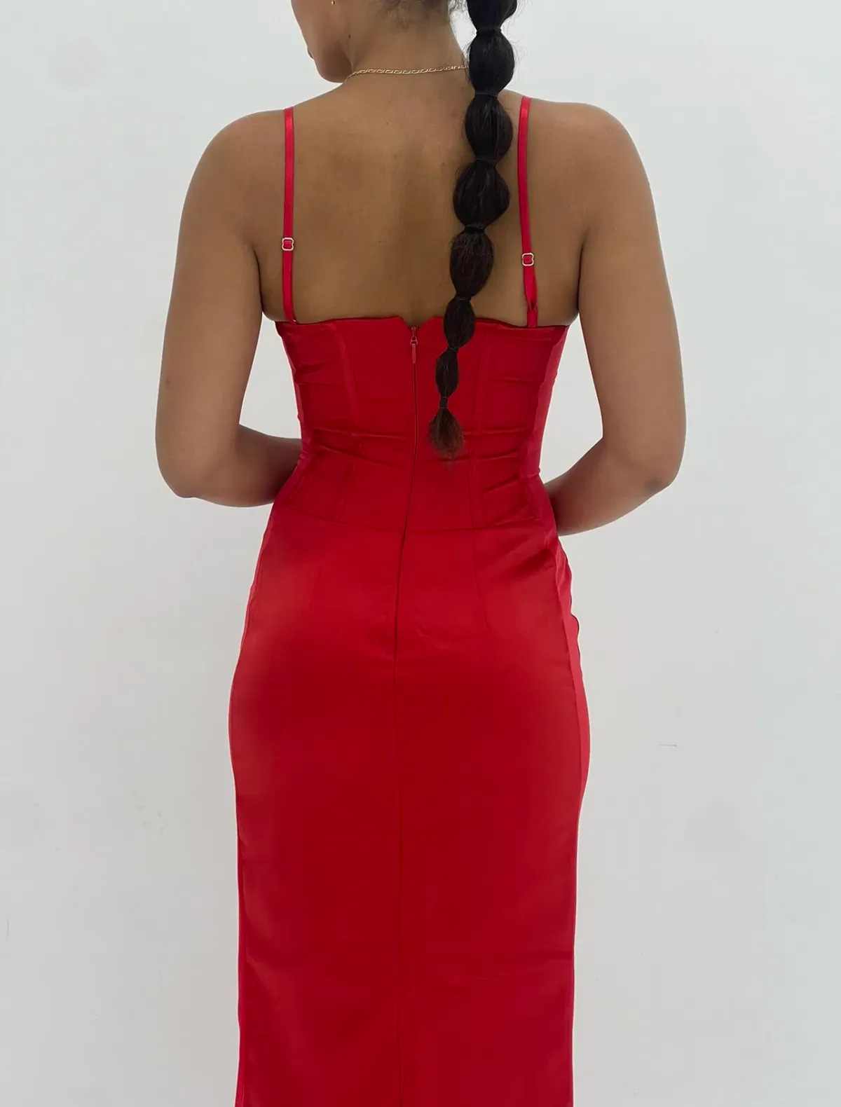 House of CB Shani Gown Red Size Small/Au 8 - Image 4