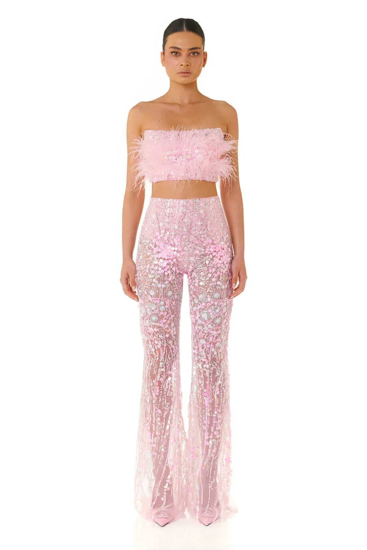 Eliya the Label Heather Top Pink Size Small/AU 8 for rent on The Volte - main image