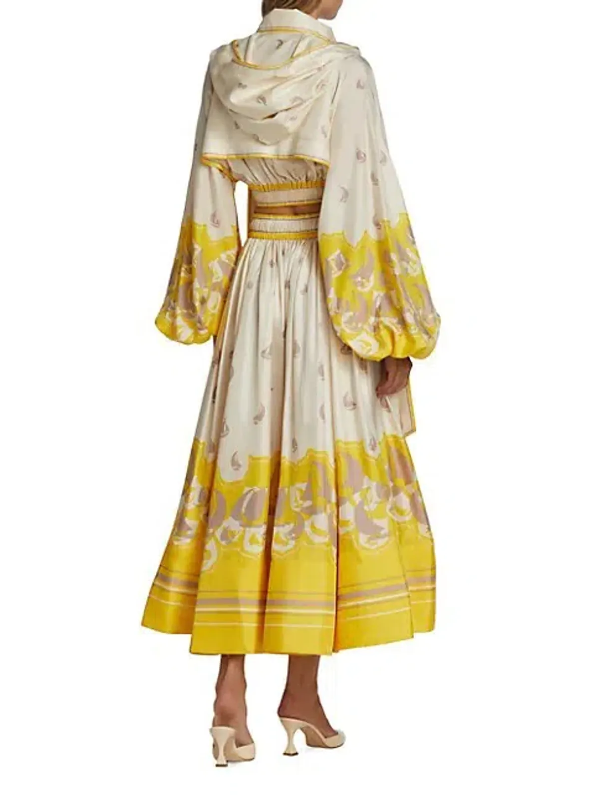 Zimmermann High Tide Crop Jacket and Skirt Set Print Size 4/Au 16 - Image 4