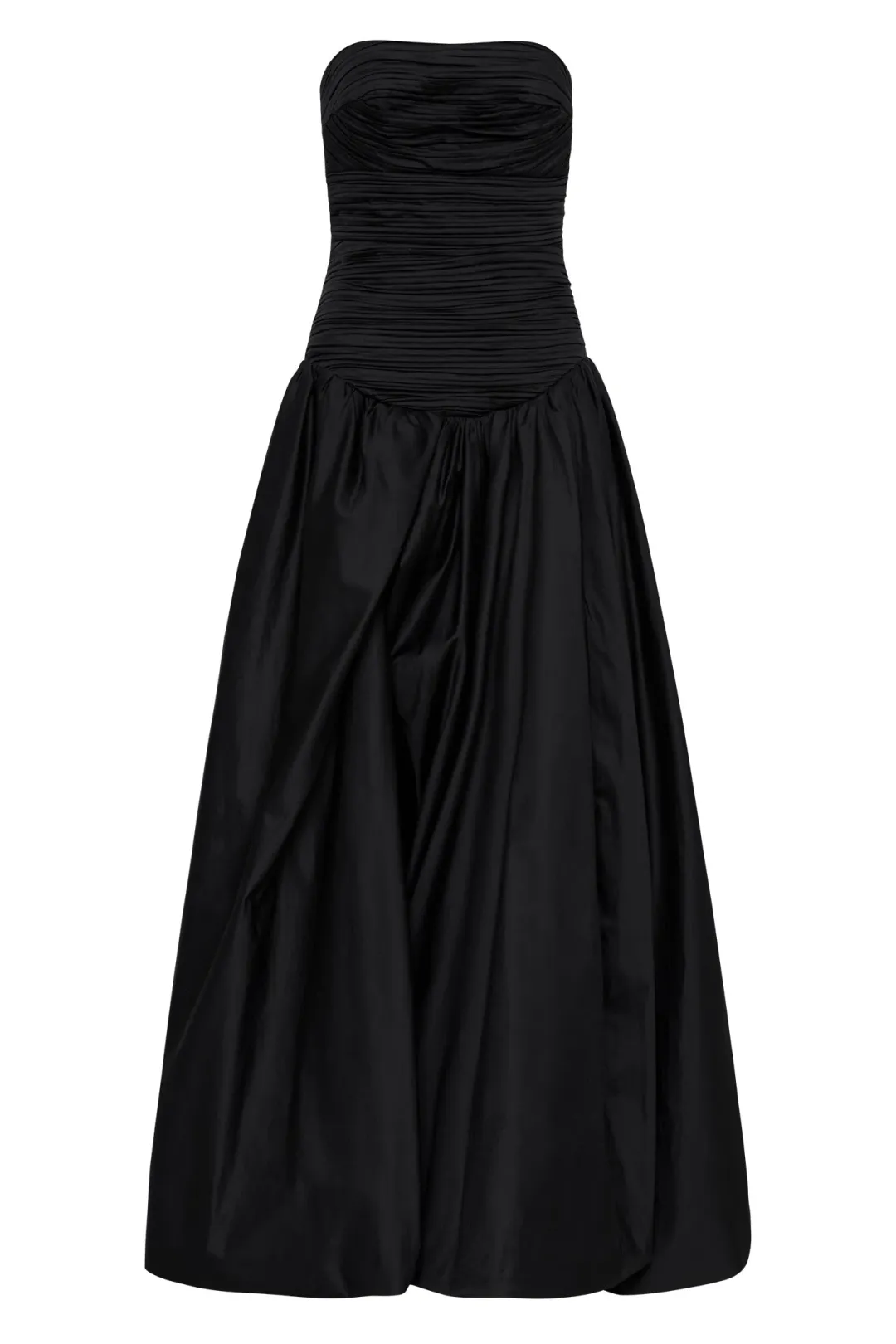 Aje Violette Bubble Hem Maxi Dress in Black Size 6 for rent on The Volte - main image