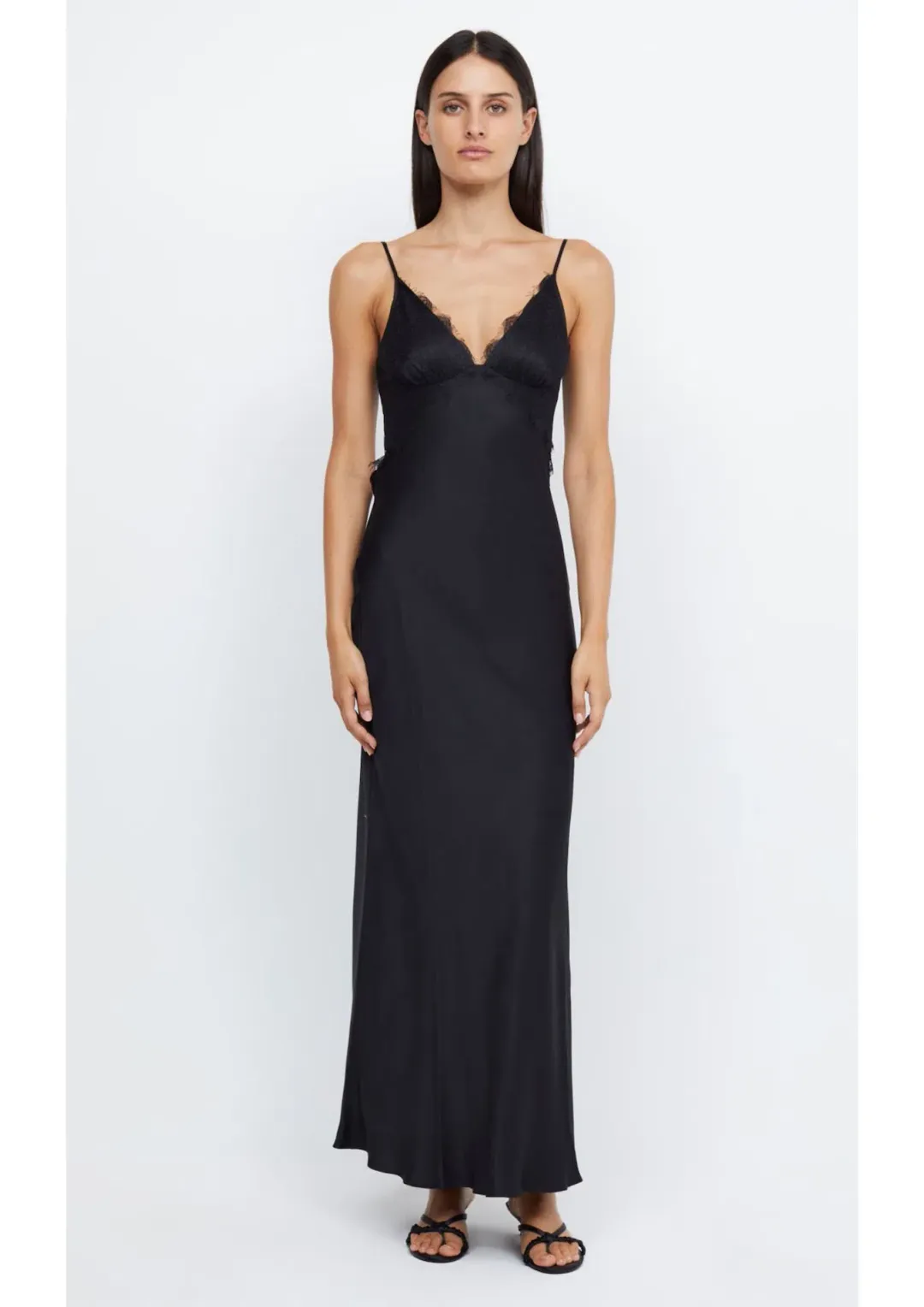Bec & Bridge Emery Lace Maxi Dress Black Size AU 6 for rent on The Volte - main image