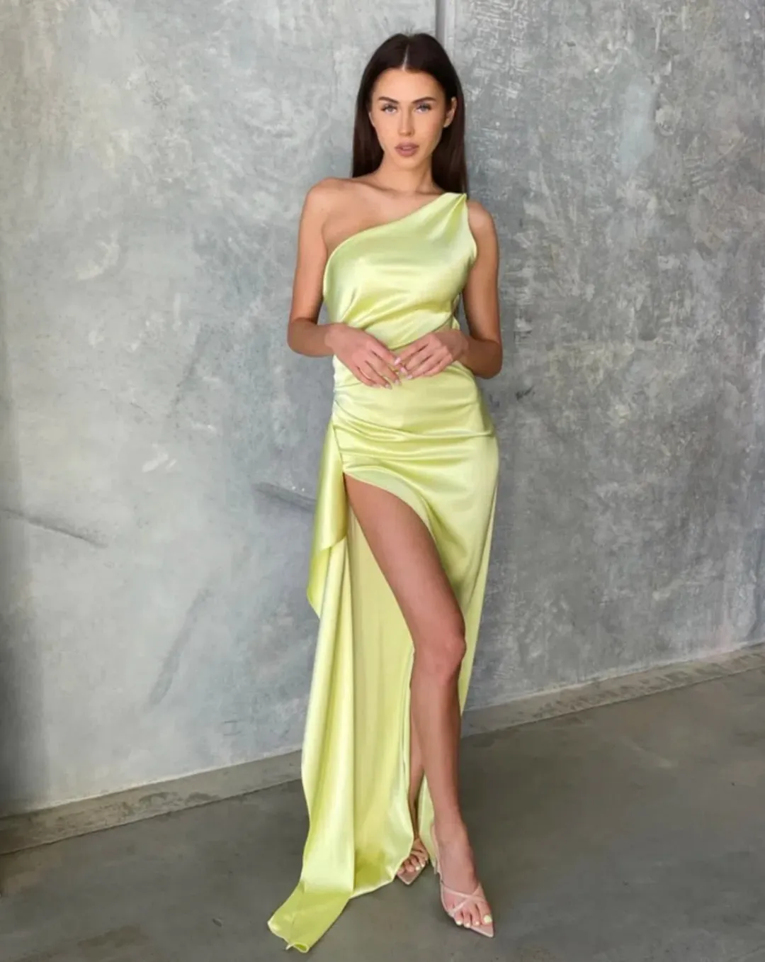 Lexi Samira Dress Mojito Diamante Strap Size AU 10 for rent on The Volte - main image