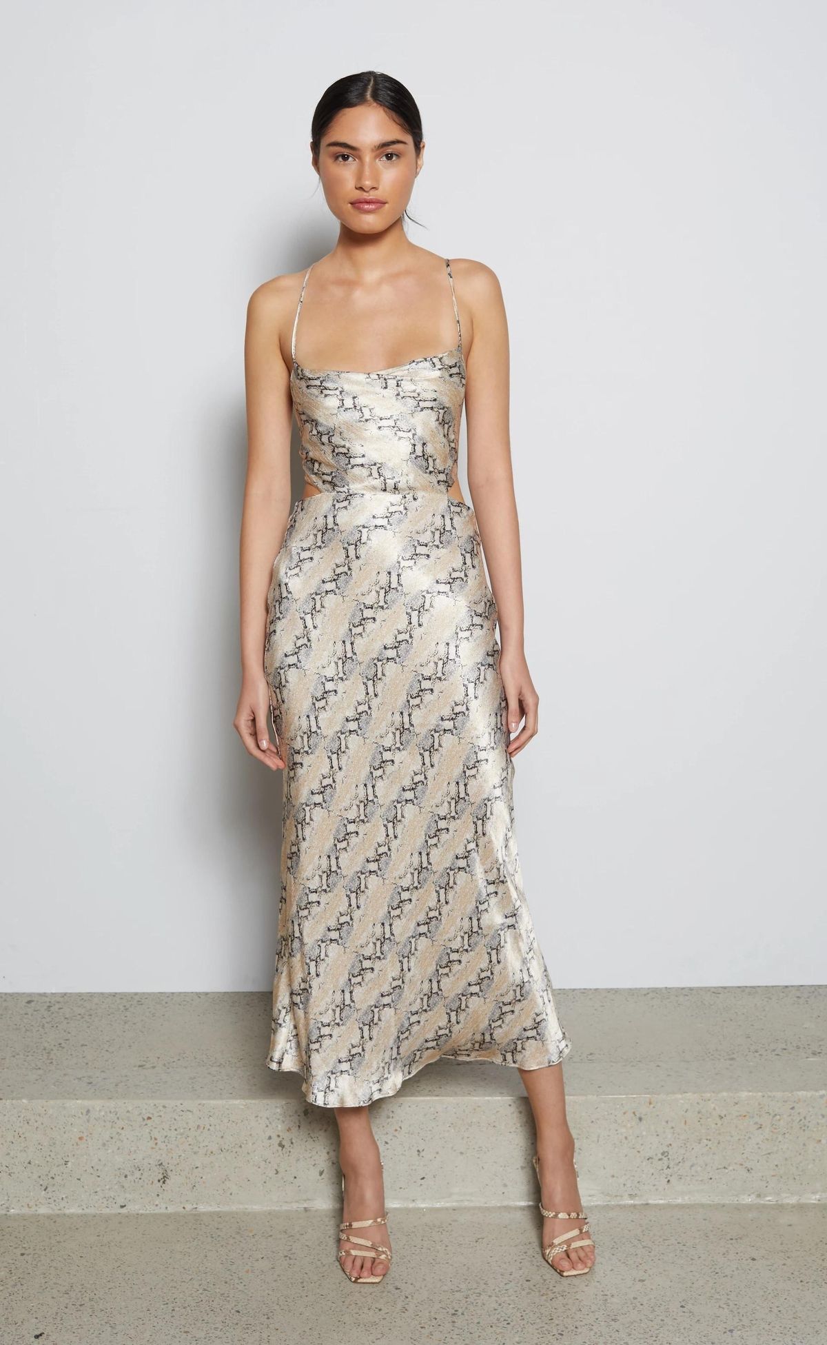 Bec and Bridge Python Midi Dress Size 10 - Image 1