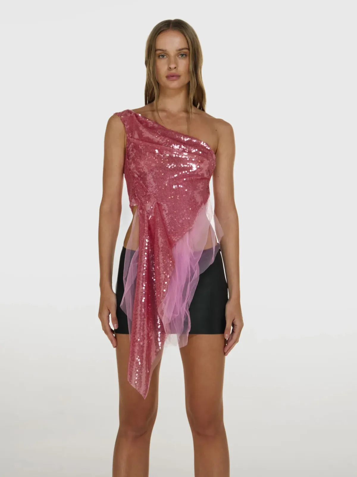 Cult Naked Pink Moon Top Pink Size 8 for rent on The Volte - main image