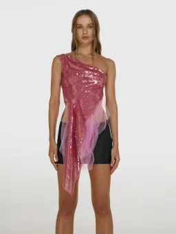 Cult Naked Pink Moon Top Pink Size 8 for rent on The Volte - image 1