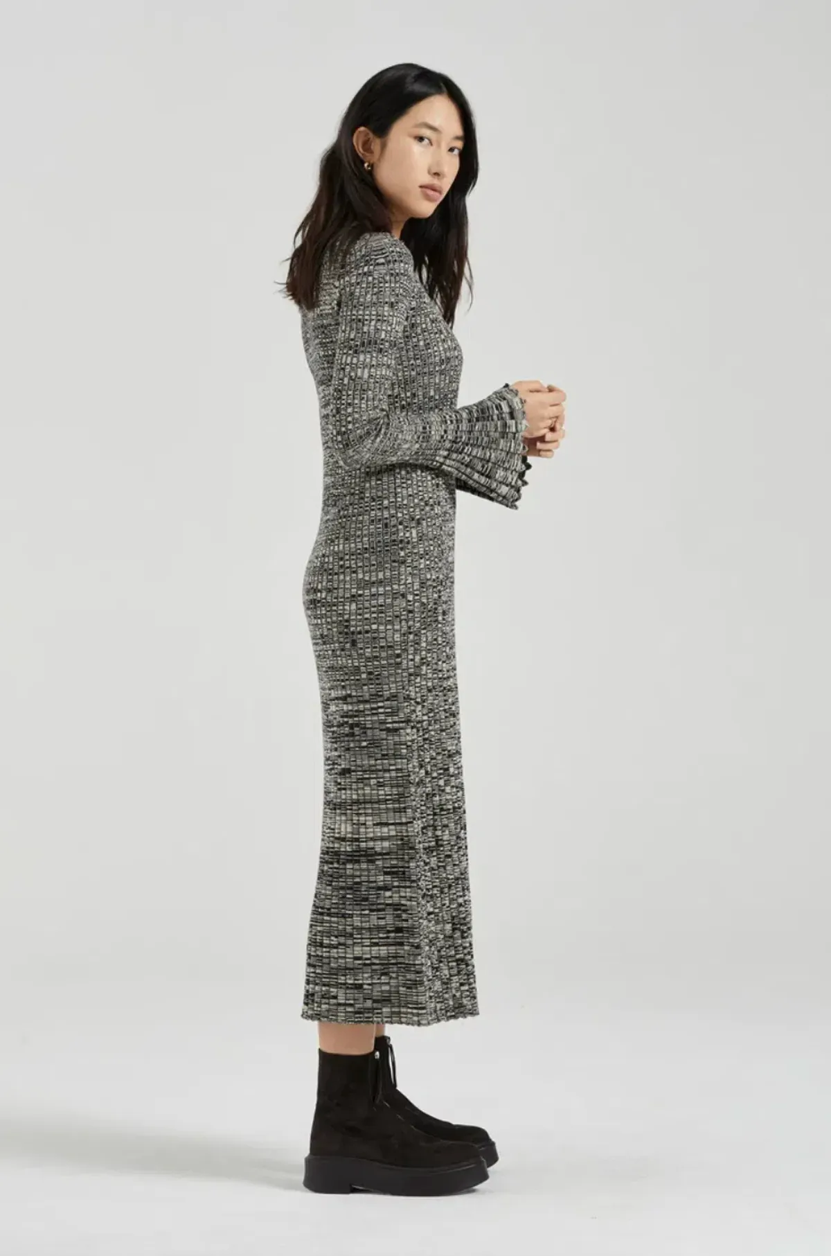 Friends with Frank The Cleo Dress Black Size M/AU 10 - Image 3