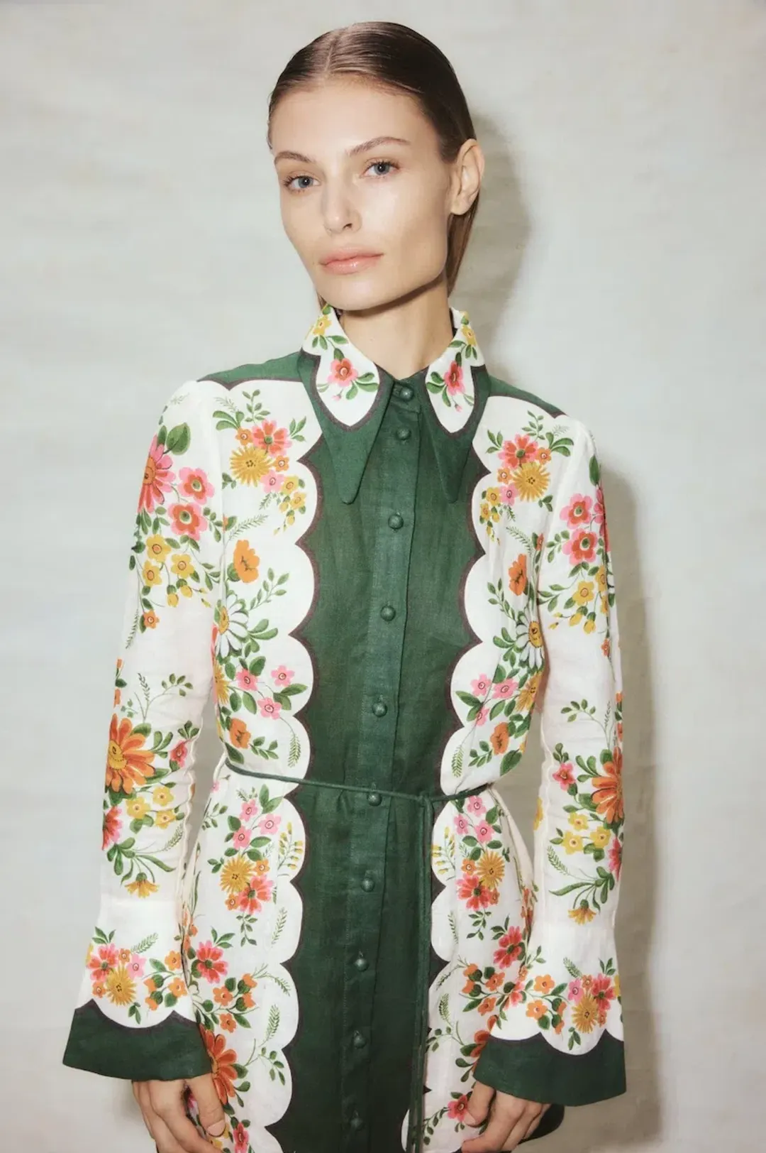 Alemais Elisabetta Mini Dress Floral Size 8 for rent on The Volte - main image