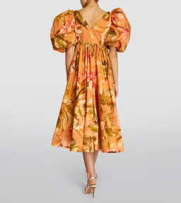 Anouki Cotton Floral Maxi Dress Floral Size 8 for rent on The Volte - image 2
