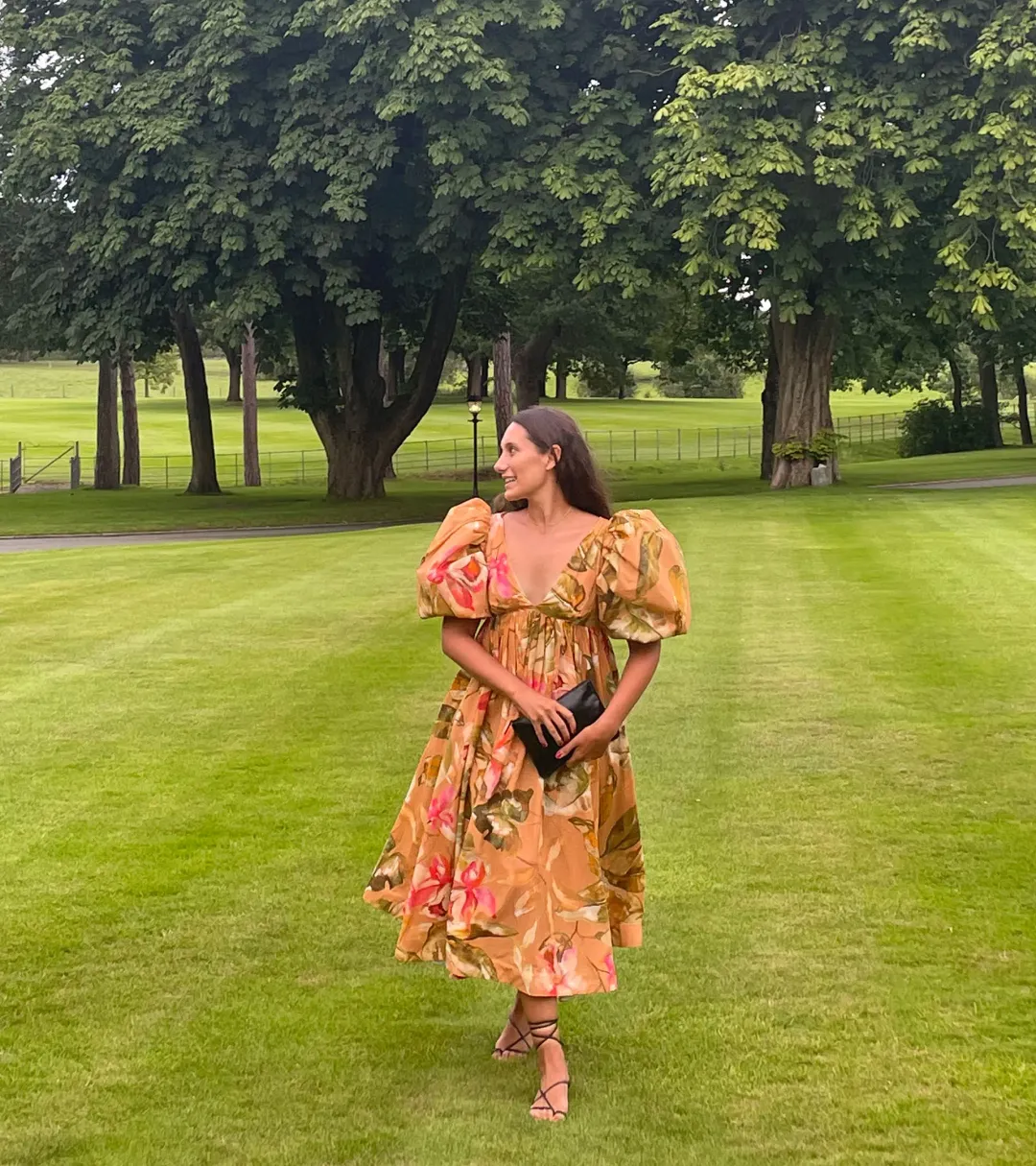 Anouki Cotton Floral Maxi Dress Floral Size 8 for rent on The Volte - main image