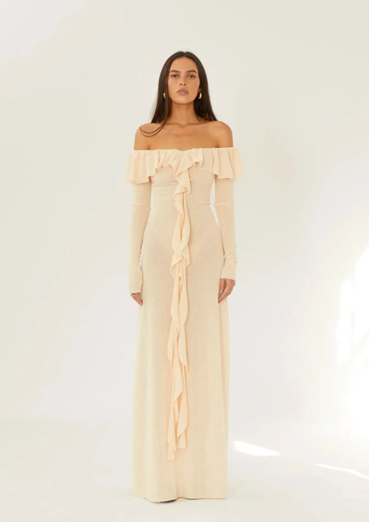 Arcina Ori Mila Maxi Dress Cream Size M / AU 10 - Image 2