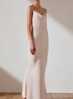 Shona Joy Luxe Bias Cowl Slip Dresss White Size 6 for rent on The Volte - image 2