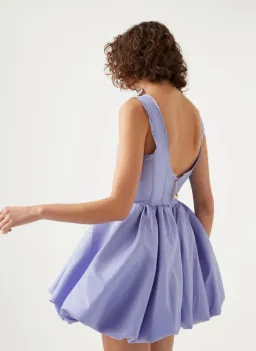 Aje Suzette Bubble Mini Dress Cool Lavender Size 6 for rent on The Volte - image 2