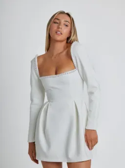 Odd Muse The Ultimate Muse Pearl Dress White Size 10 for rent on The Volte - image 1