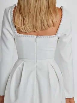 Odd Muse The Ultimate Muse Pearl Dress White Size 10 for rent on The Volte - image 3