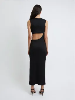 Christopher Esber Folia Float Buckle Tank Dress Midi Black Size 8 for rent on The Volte - image 3