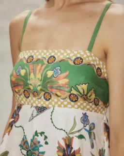 Alemais Birdie Sundress Midi Dress Multi Size 12 for rent on The Volte - image 4