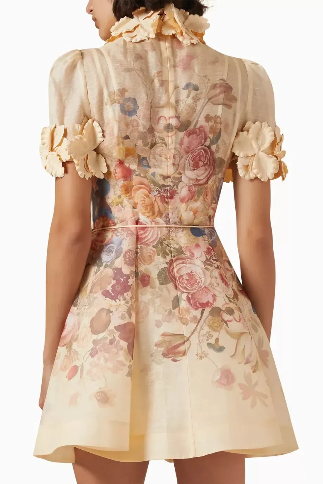 Zimmermann Luminosity Liftoff Mini Dress Print Size 2/ AU 12 for rent on The Volte - main image