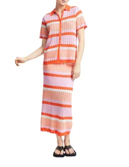 Steele Kono Polo & Lucia Skirt Set Multi Size AU 10 for rent on The Volte - image 3