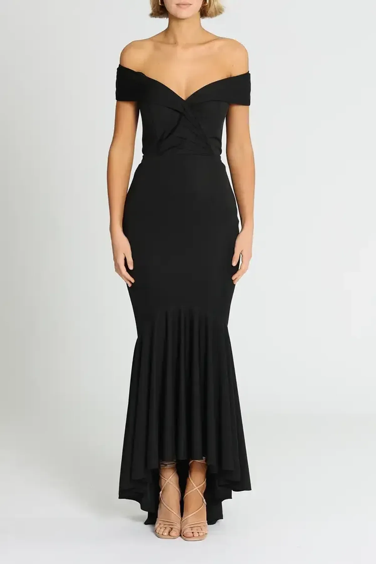 Jadore Elyse Gown Black Size AU 16 - Image 1