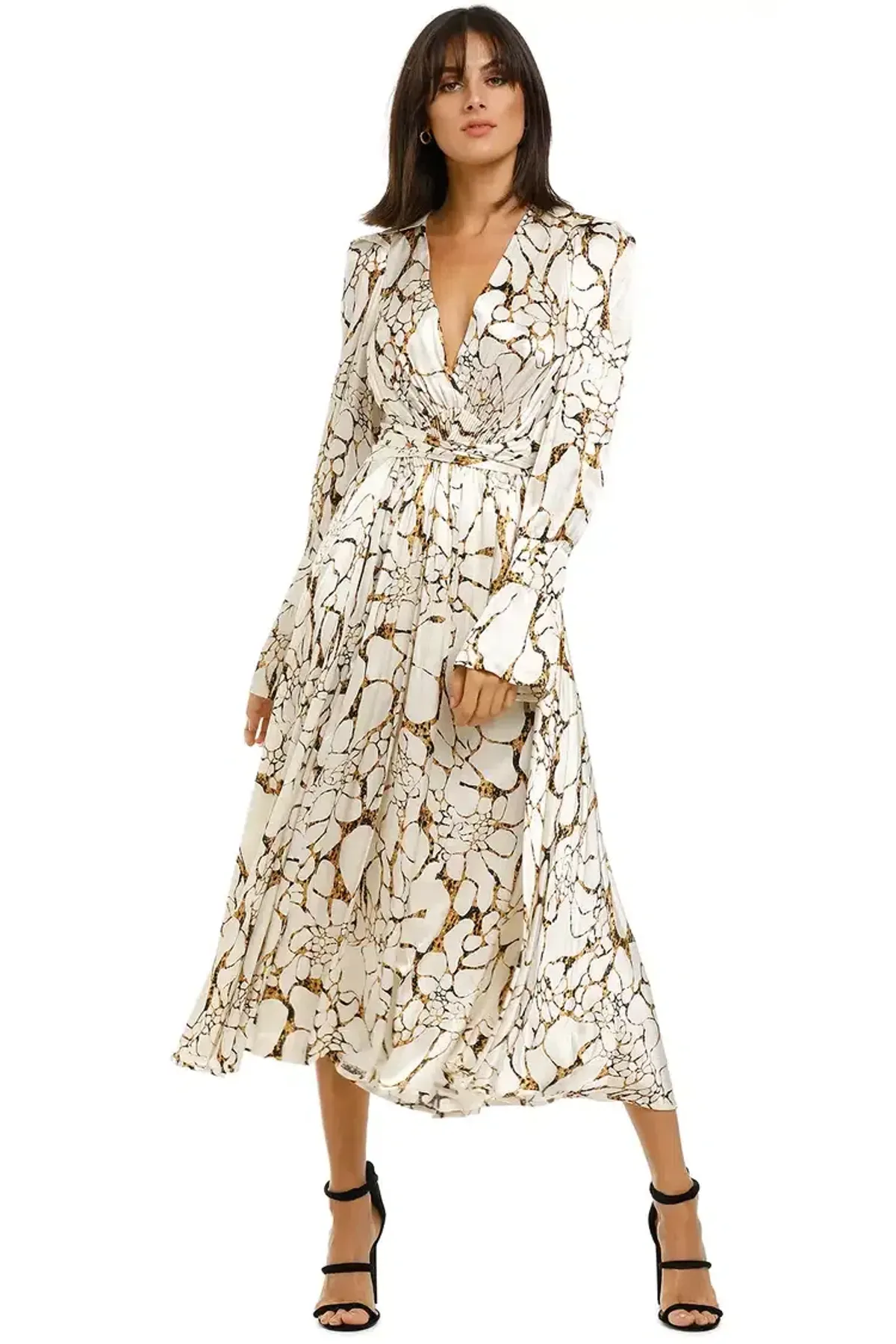 KITX Carbon Sink Shirt Dress Carbon Print Size AU 10 for rent on The Volte - main image