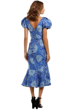 Love Honor Argento Midi Cobalt Blue Size AU 10 for rent on The Volte - image 3