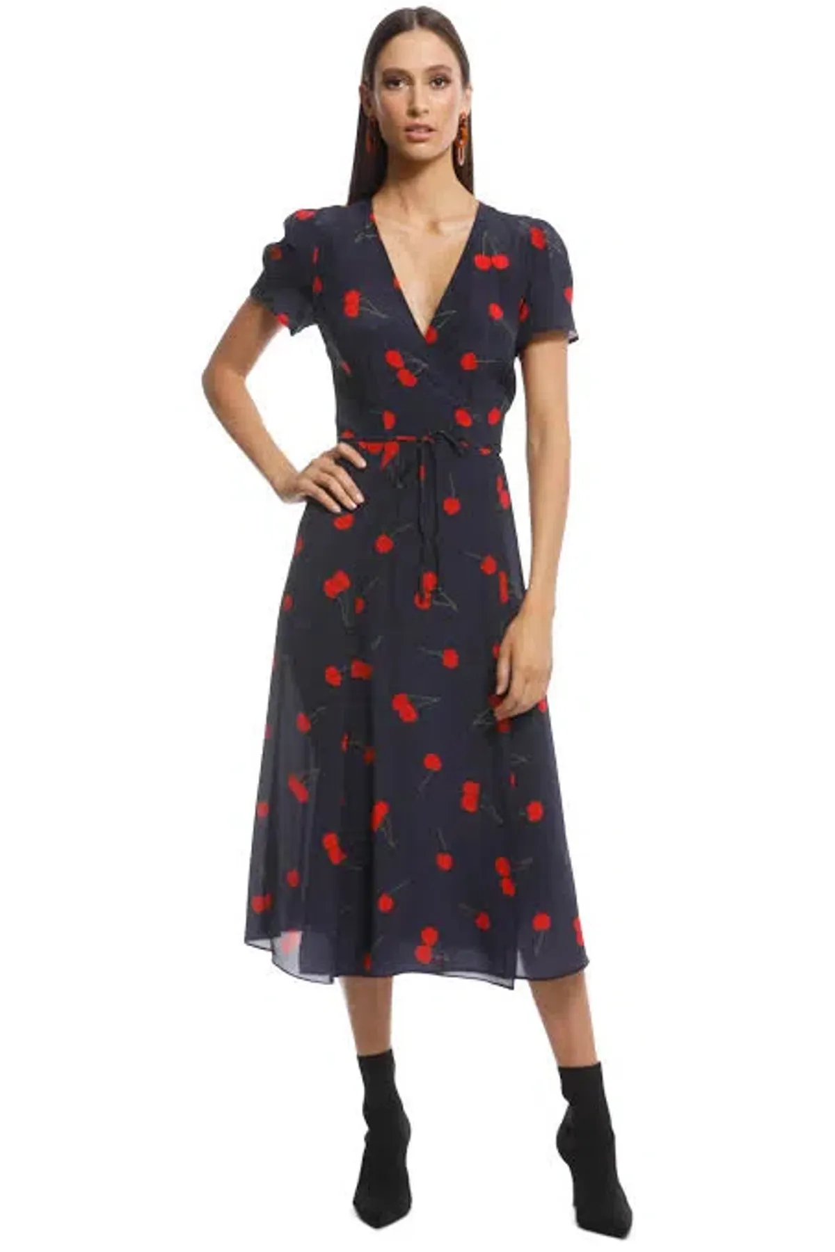 Realisation Par Teale wild cherry dress size s for rent on The Volte - main image