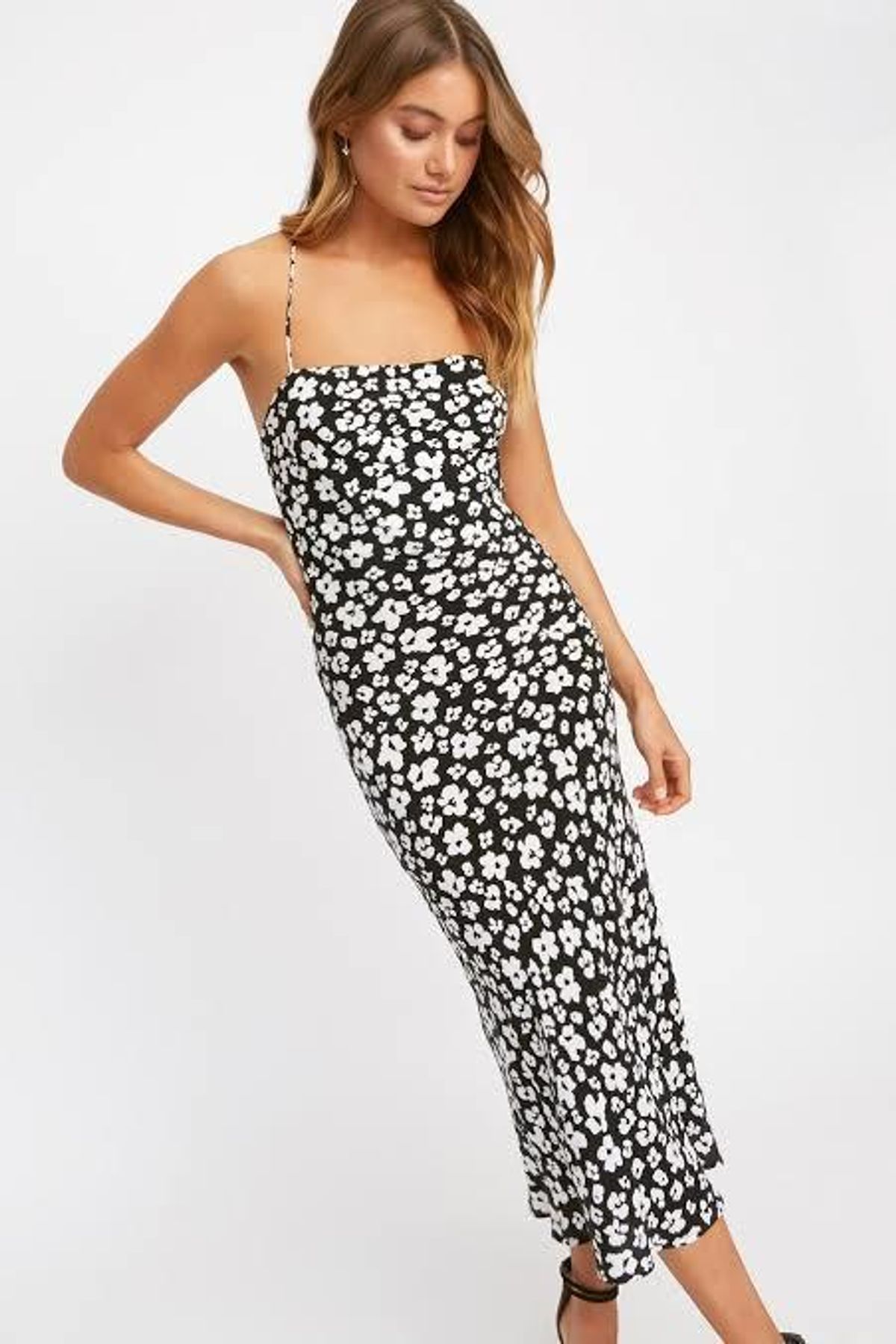 Kookai Fleur Midi Dress Black Size 12 - Image 1