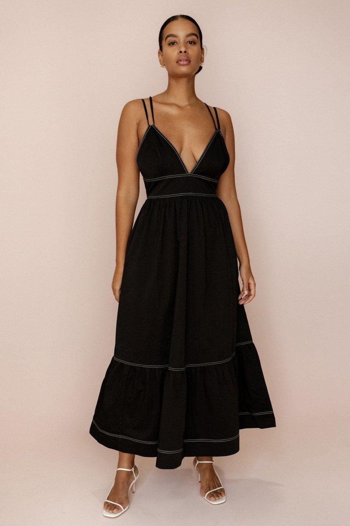 POSSE LOTUS DRESS - BLACK - Image 4